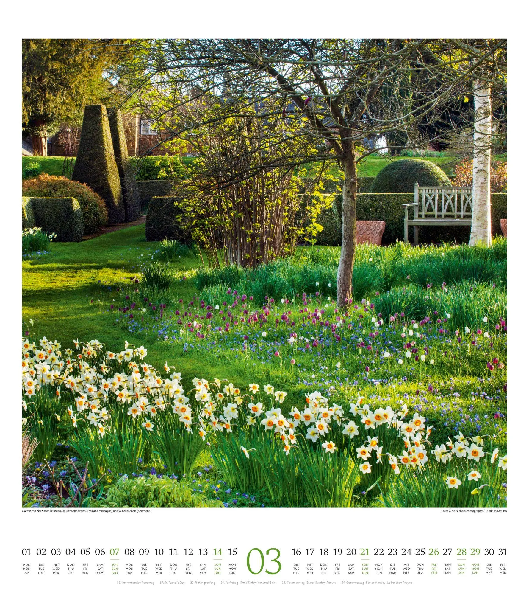 Bild: 9783838427287 | Paradiesische Gärten Kalender 2027 | Ackermann Kunstverlag GmbH | 2027