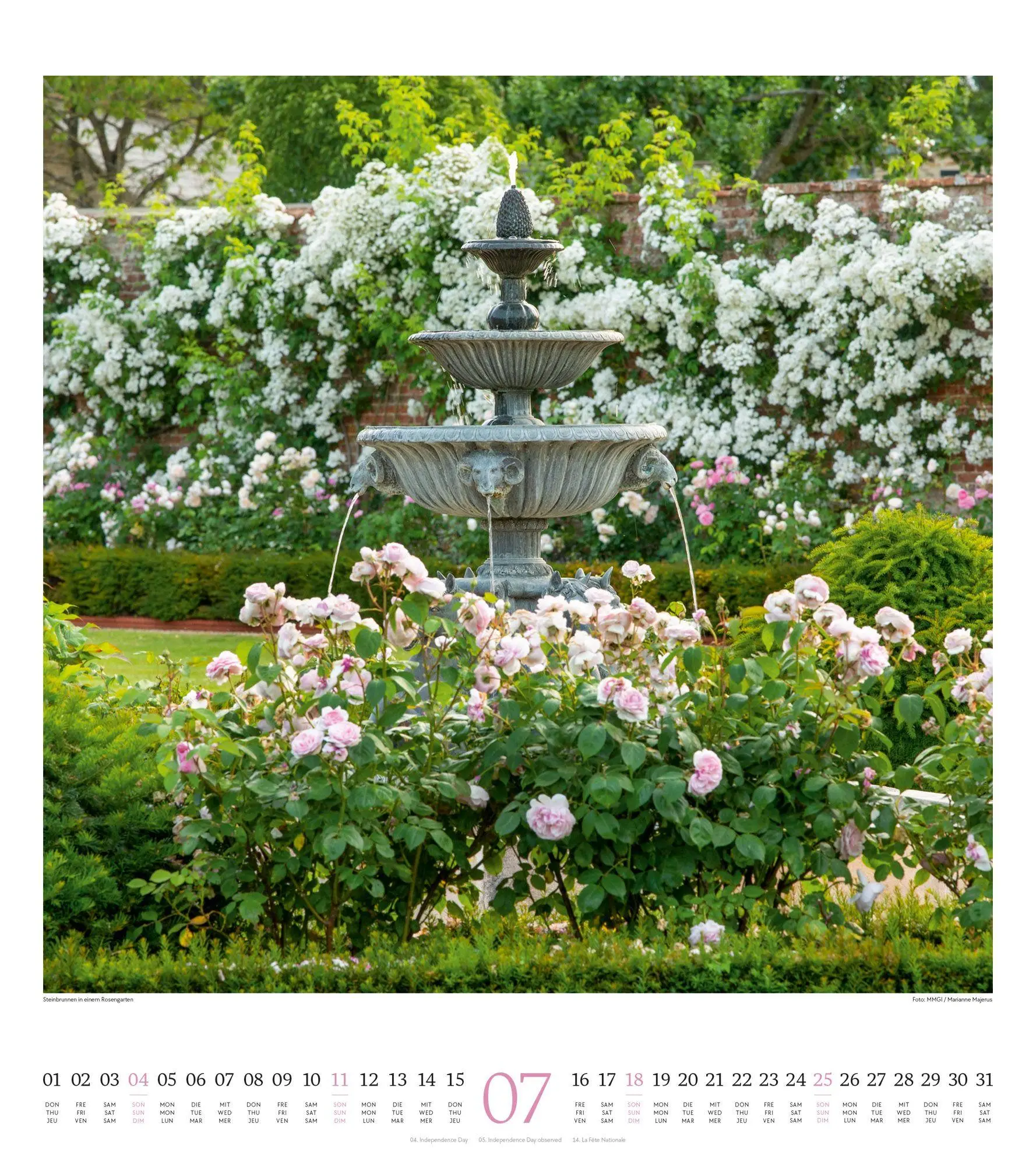 Bild: 9783838427287 | Paradiesische Gärten Kalender 2027 | Ackermann Kunstverlag GmbH | 2027