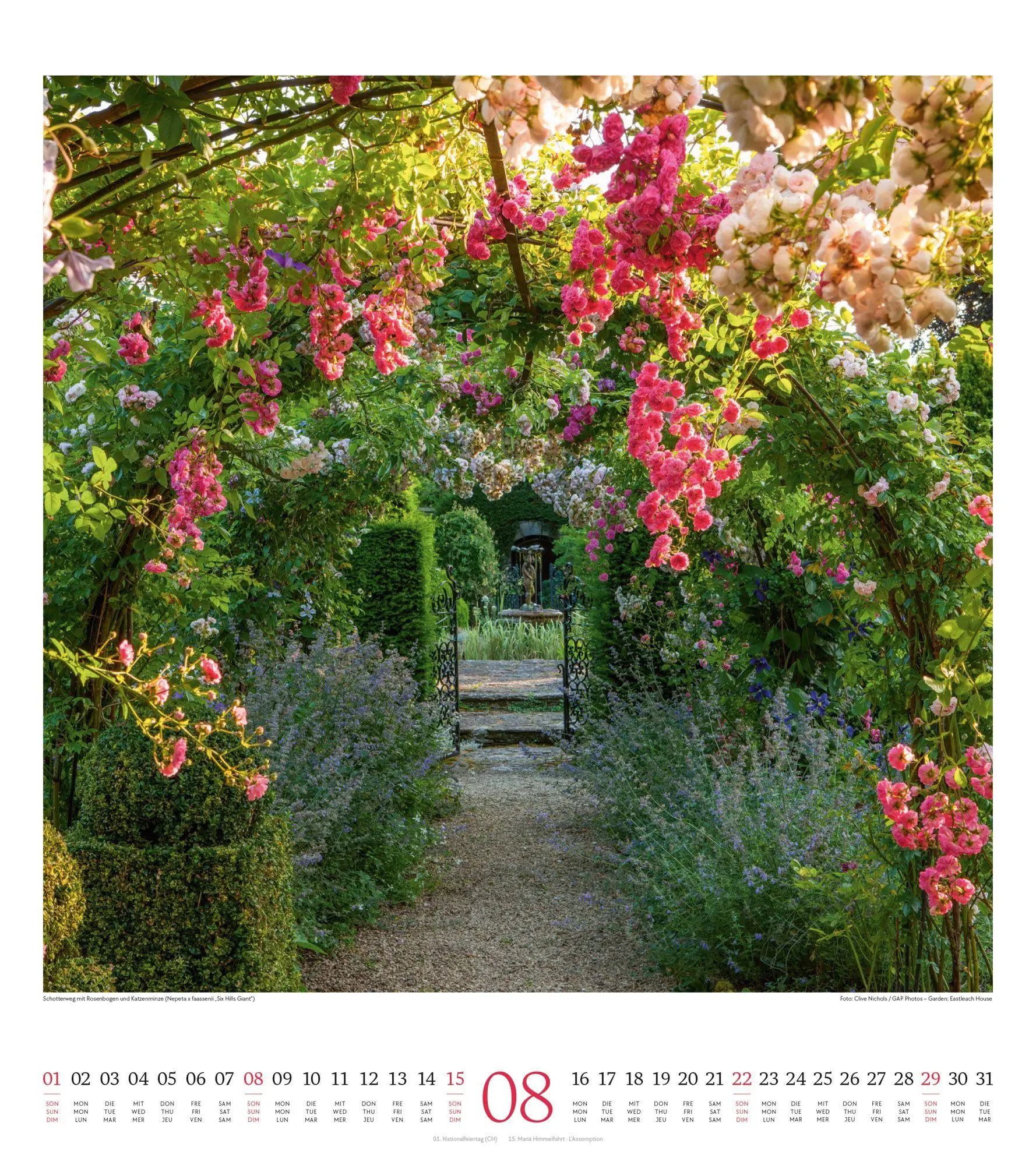 Bild: 9783838427287 | Paradiesische Gärten Kalender 2027 | Ackermann Kunstverlag GmbH | 2027
