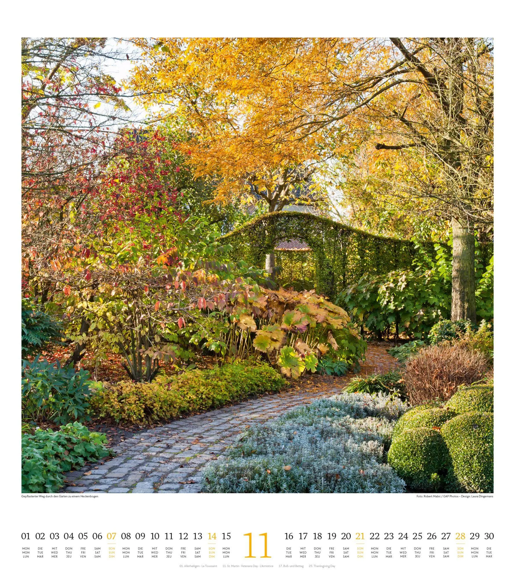 Bild: 9783838427287 | Paradiesische Gärten Kalender 2027 | Ackermann Kunstverlag GmbH | 2027