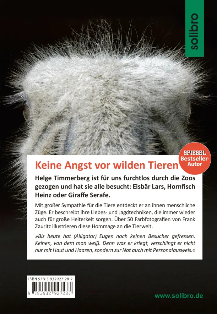Bild: 9783932927287 | Timmerbergs Tierleben | Helge Timmerberg | Taschenbuch | 143 S. | 2015