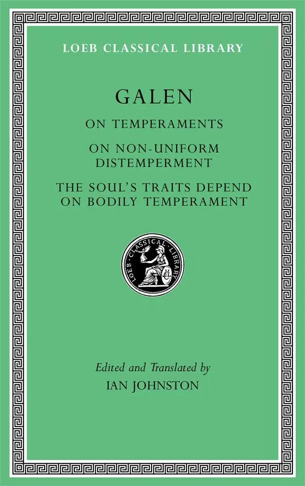 Cover: 9780674997387 | On Temperaments. On Non-Uniform Distemperment. The Soul's Traits...
