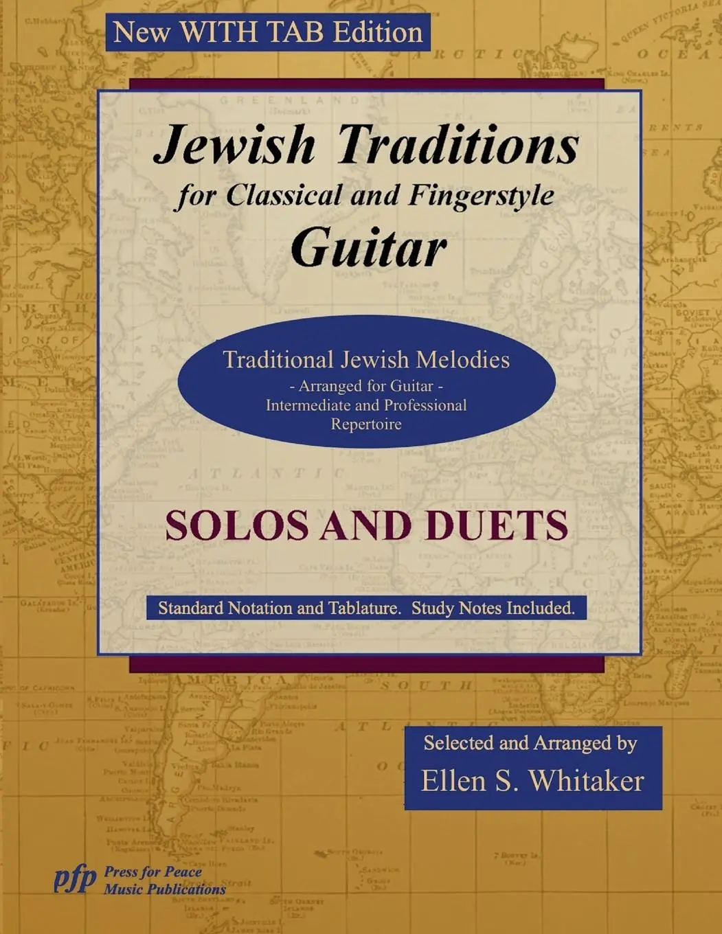 Cover: 9781312137387 | Jewish Traditions for Classical and Fingerstyle Guitar | Whitaker