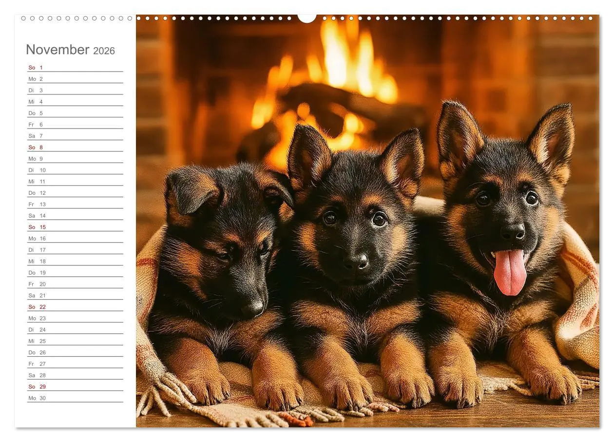 Bild: 9783457647387 | Schäferhundliebe - Deine tägliche Dosis Welpenfreude - ganz ohne...