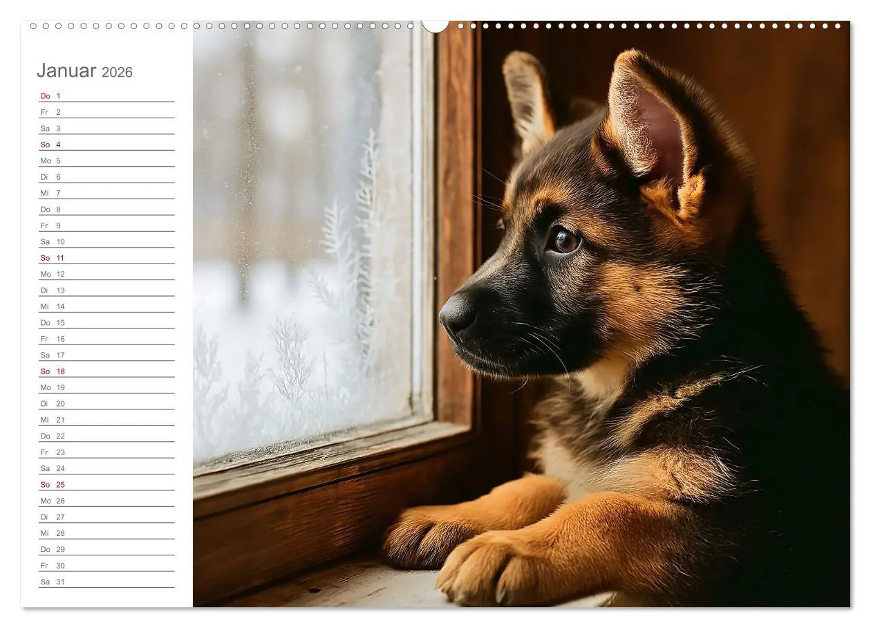 Bild: 9783457647387 | Schäferhundliebe - Deine tägliche Dosis Welpenfreude - ganz ohne...