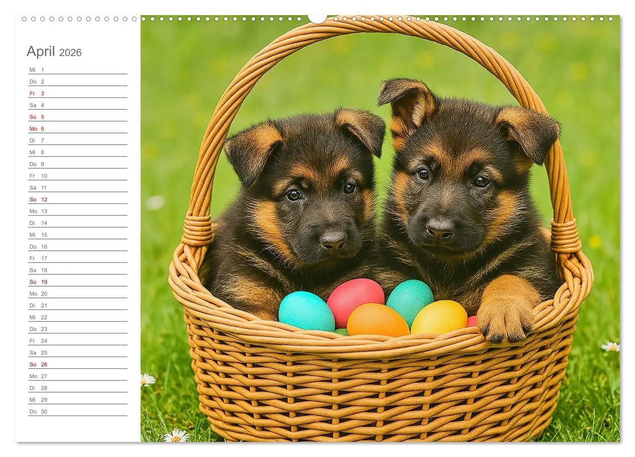 Bild: 9783457647387 | Schäferhundliebe - Deine tägliche Dosis Welpenfreude - ganz ohne...