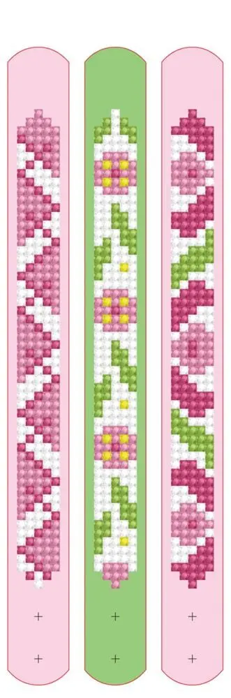 Bild: 4895225927487 | DOTZIES BY DIAMOND DOTZ - Diamond Painting Armbänder Pink | 2025