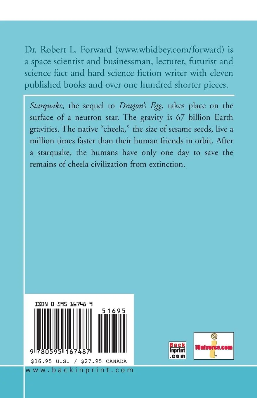 Rückseite: 9780595167487 | Starquake | Robert L. Forward | Taschenbuch | Kartoniert / Broschiert