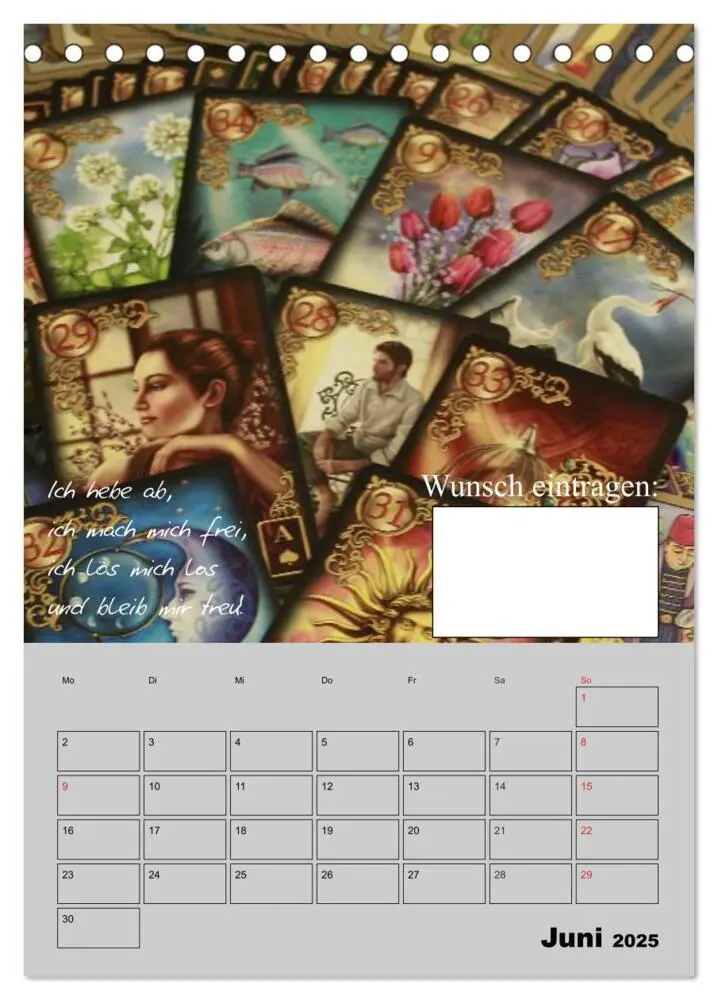 Bild: 9783457017487 | Wunsch- und Zauberkalender (Tischkalender 2025 DIN A5 hoch),...