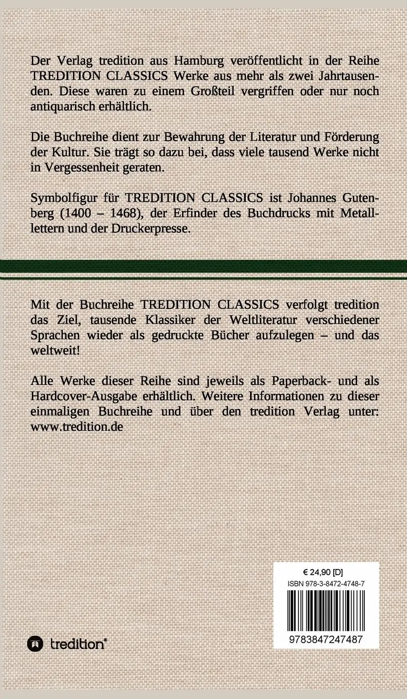 Rückseite: 9783847247487 | Appelschnut | Otto Ernst | Buch | HC runder Rücken kaschiert | 140 S.