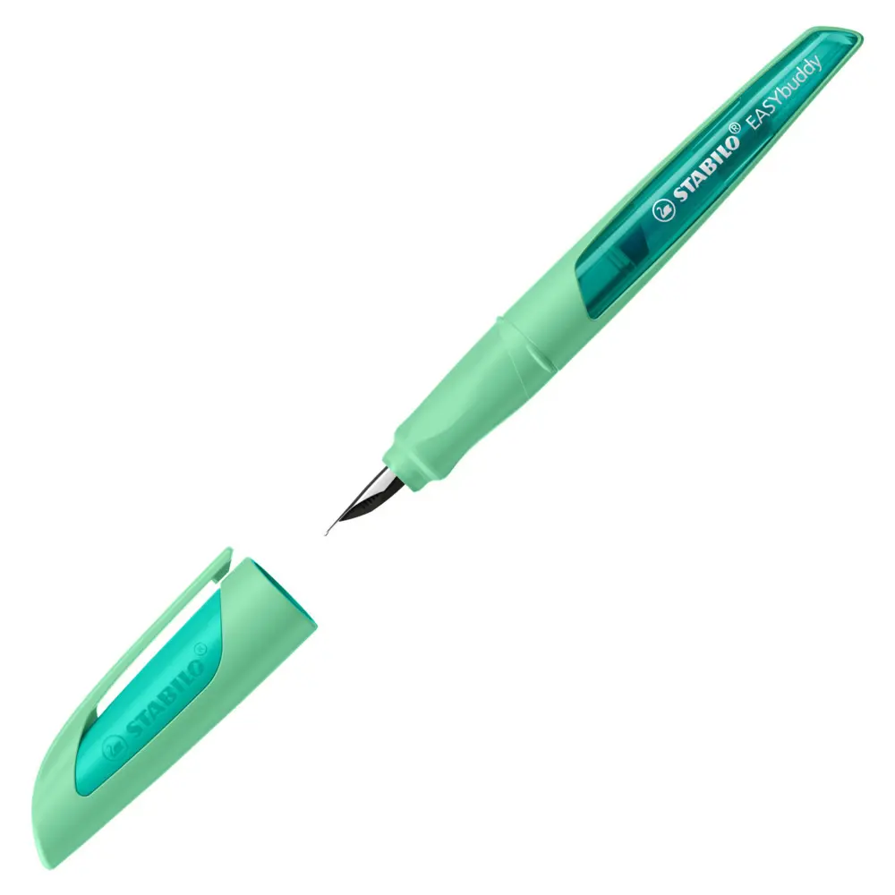 Bild: 4006381587587 | STABILO EASYbuddy Pastel Hauch von Minzgrün Feder M | In Karton | 2022