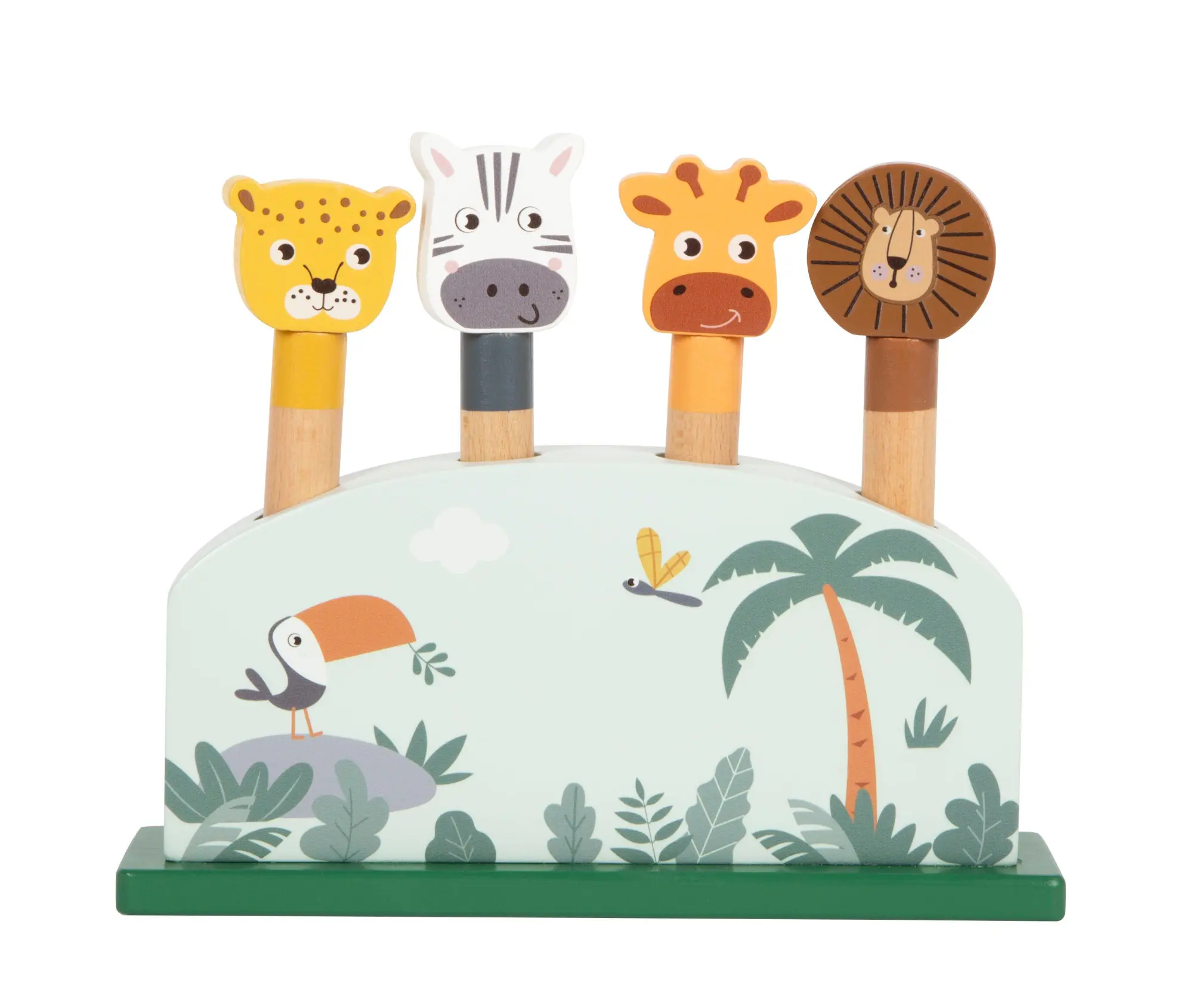 Bild: 4020972127587 | Steckspiel hüpfende Tiere "Safari" | Spiel | 12758 | Deutsch | 2025