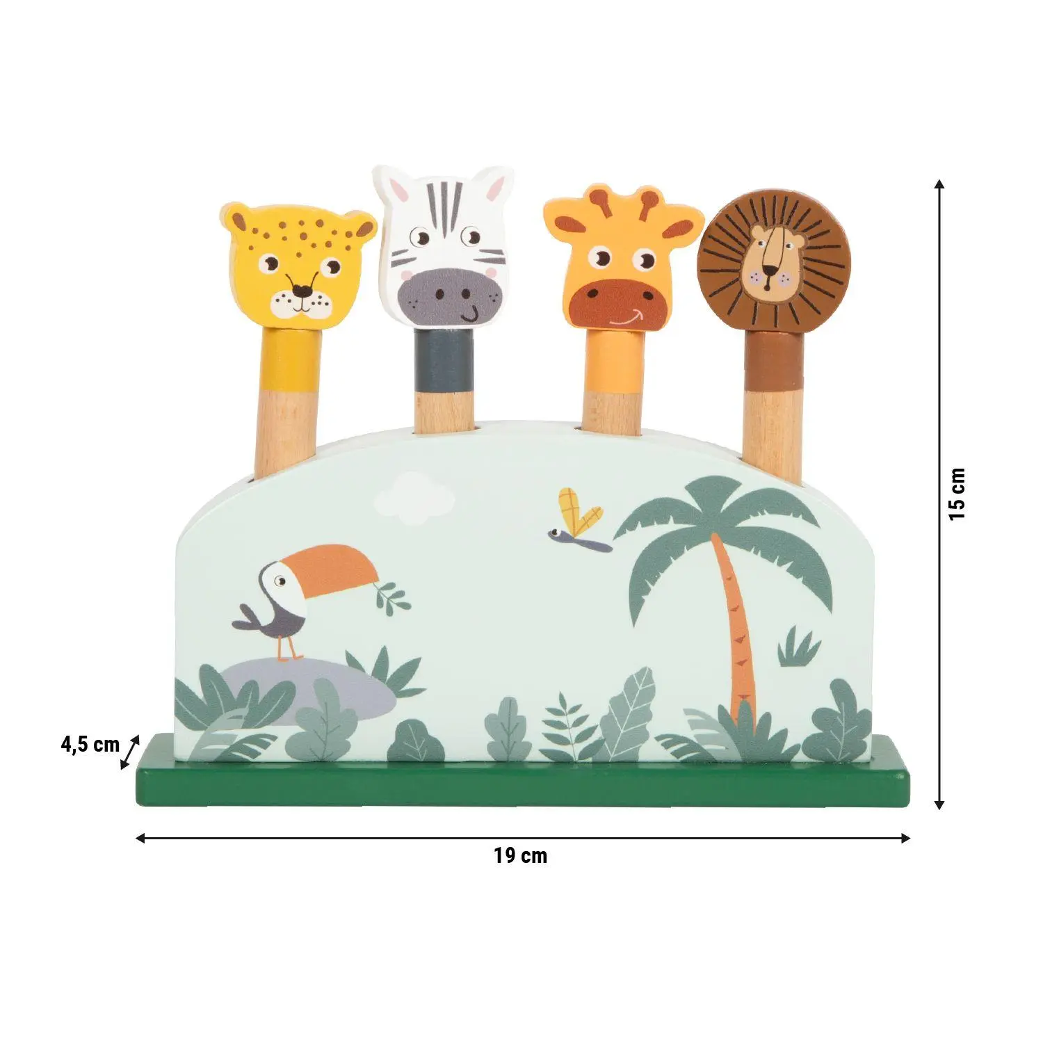 Bild: 4020972127587 | Steckspiel hüpfende Tiere "Safari" | Spiel | 12758 | Deutsch | 2025