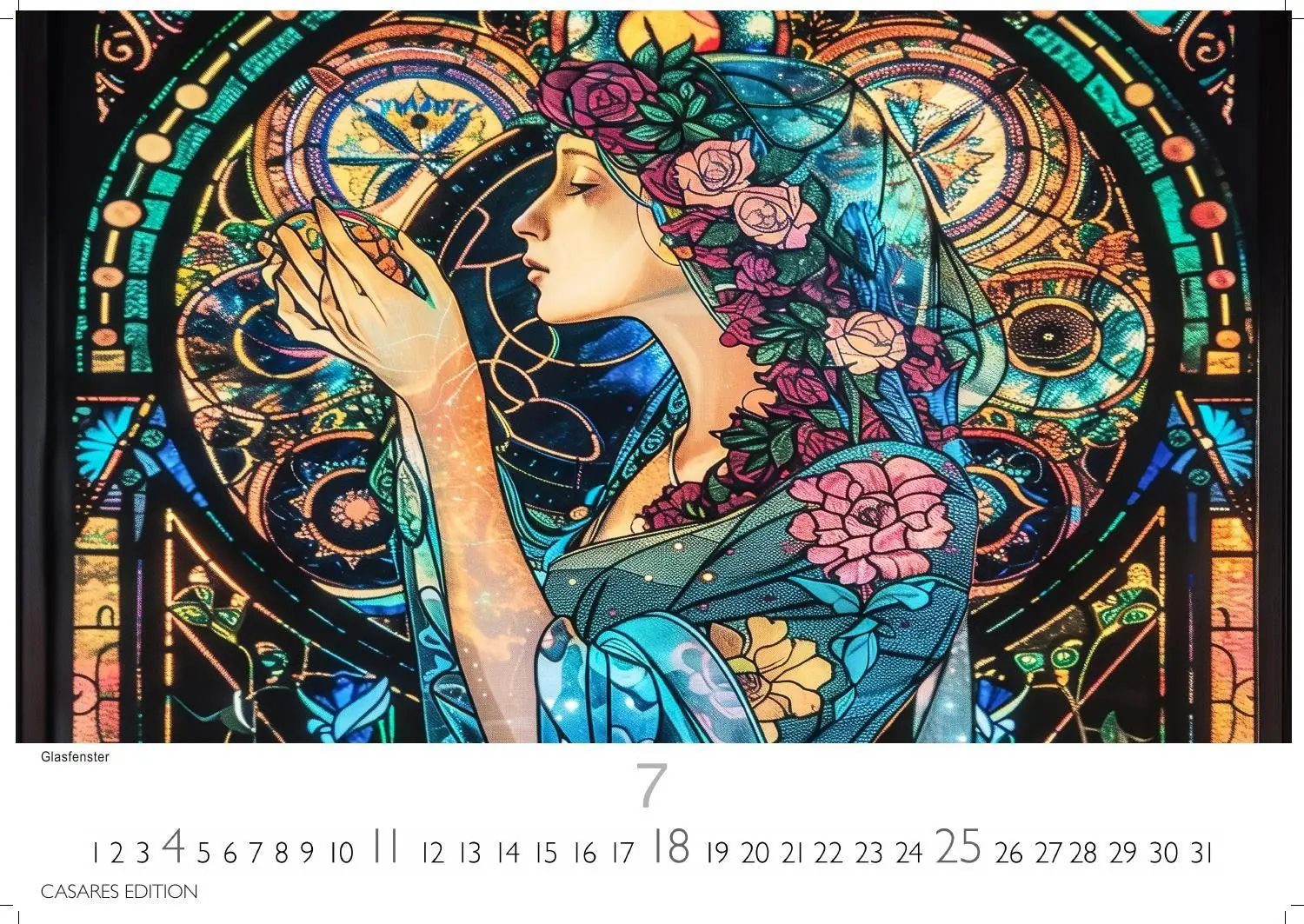 Bild: 9781835247587 | Jugendstil Kalender 2027 - Wandkalender Fotokalender Kunst 24x35cm...