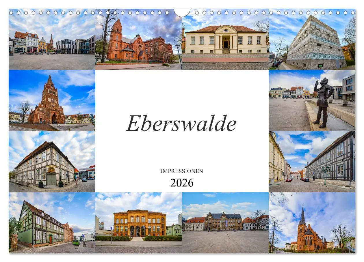 Cover: 9783457797587 | Eberswalde Impressionen (Wandkalender 2026 DIN A3 quer), CALVENDO...