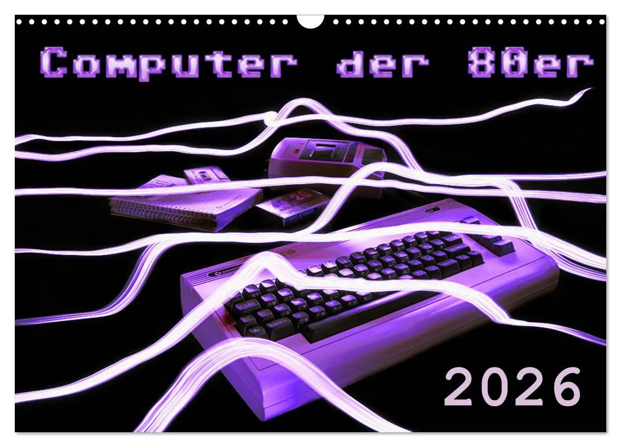 Cover: 9783457867587 | Computer der 80er (Wandkalender 2026 DIN A3 quer), CALVENDO...