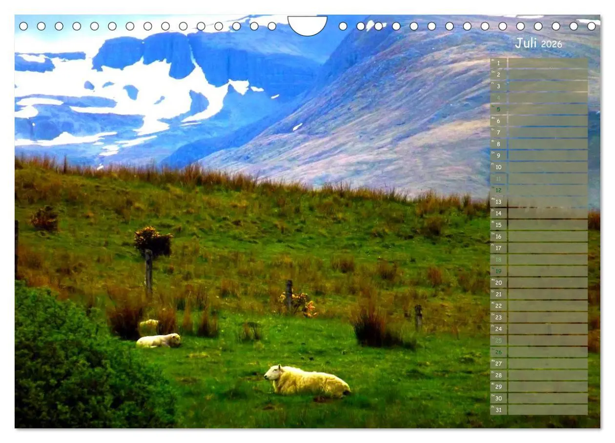 Bild: 9783516197587 | Scotland - Highlands (Wandkalender 2026 DIN A4 quer), CALVENDO...