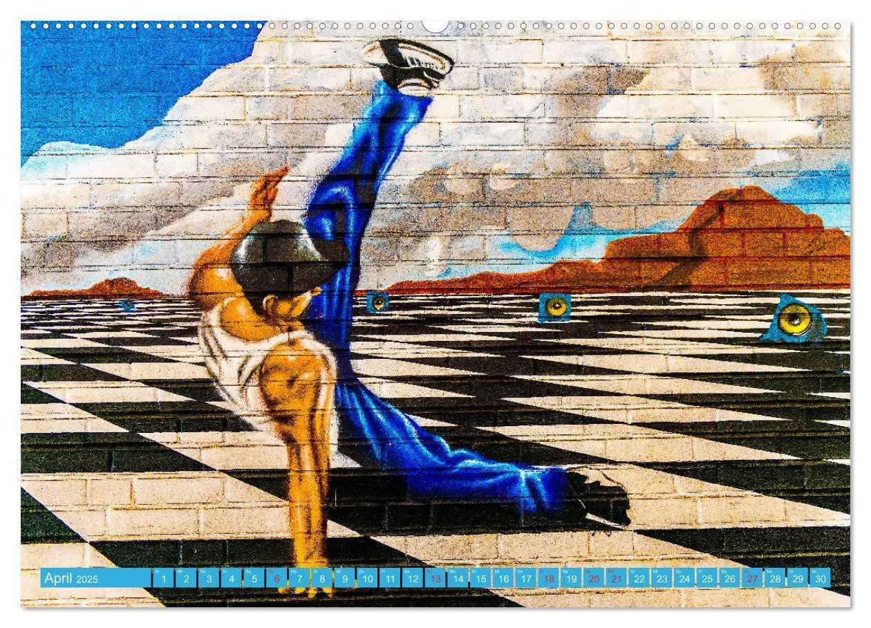 Bild: 9783435217687 | Street art Köln Michael Jaster (Wandkalender 2025 DIN A2 quer),...