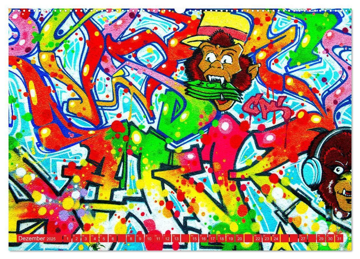 Bild: 9783435217687 | Street art Köln Michael Jaster (Wandkalender 2025 DIN A2 quer),...