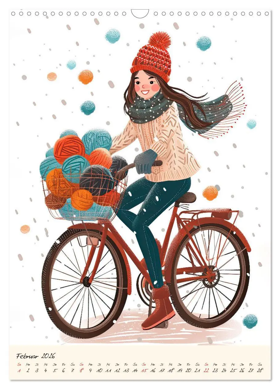 Bild: 9783516257687 | Im Strickfieber (Wandkalender 2026 DIN A3 hoch), CALVENDO...