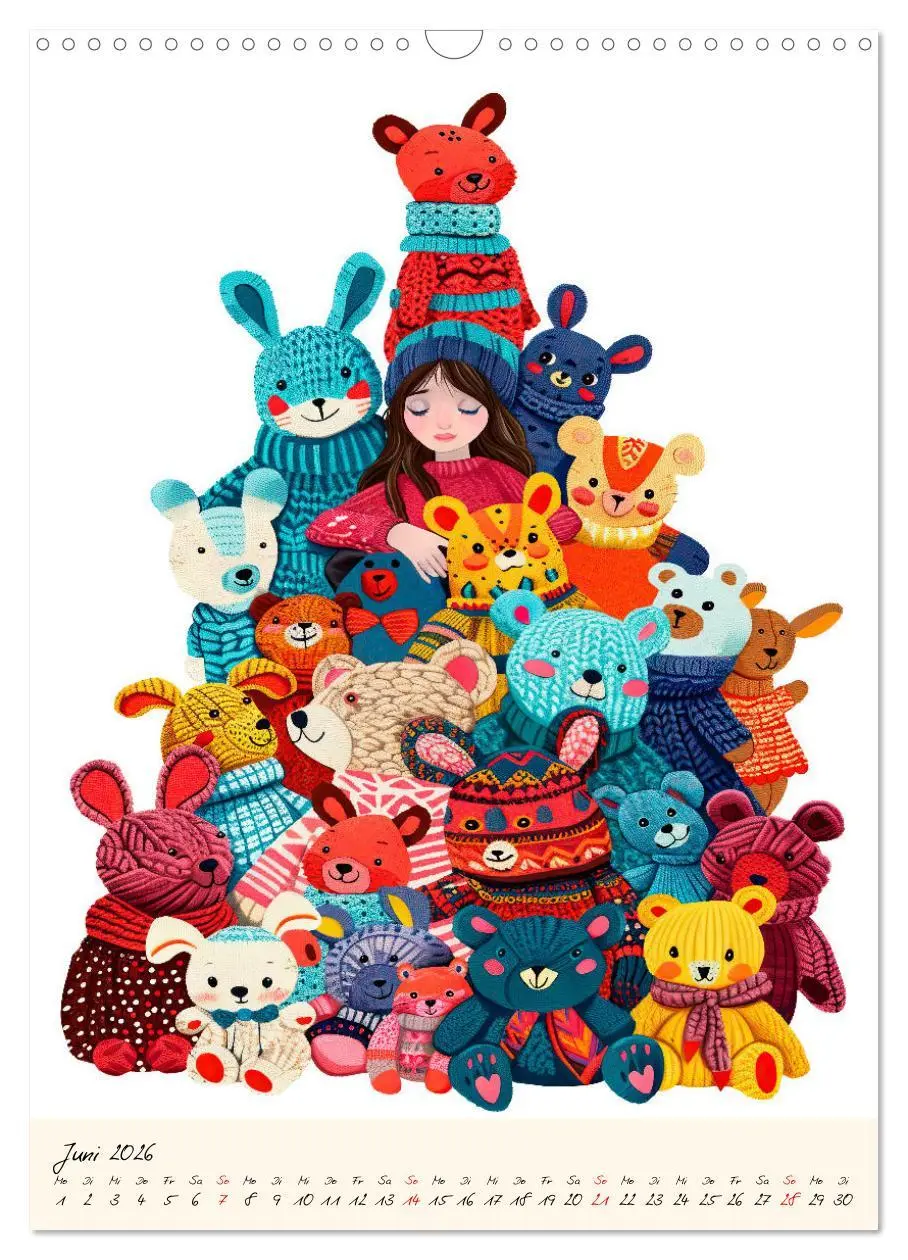 Bild: 9783516257687 | Im Strickfieber (Wandkalender 2026 DIN A3 hoch), CALVENDO...