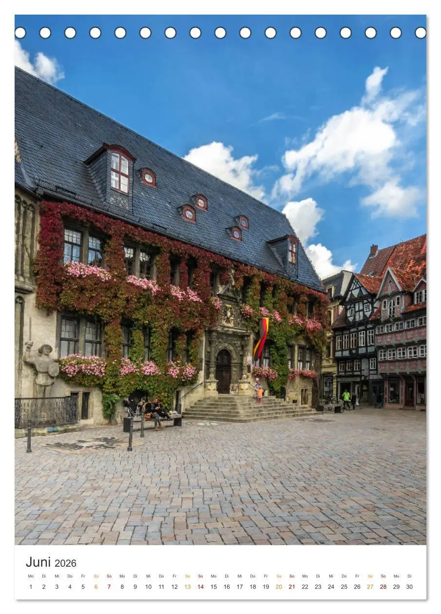 Bild: 9783516327687 | Altstadt Quedlinburg (Tischkalender 2026 DIN A5 hoch), CALVENDO...
