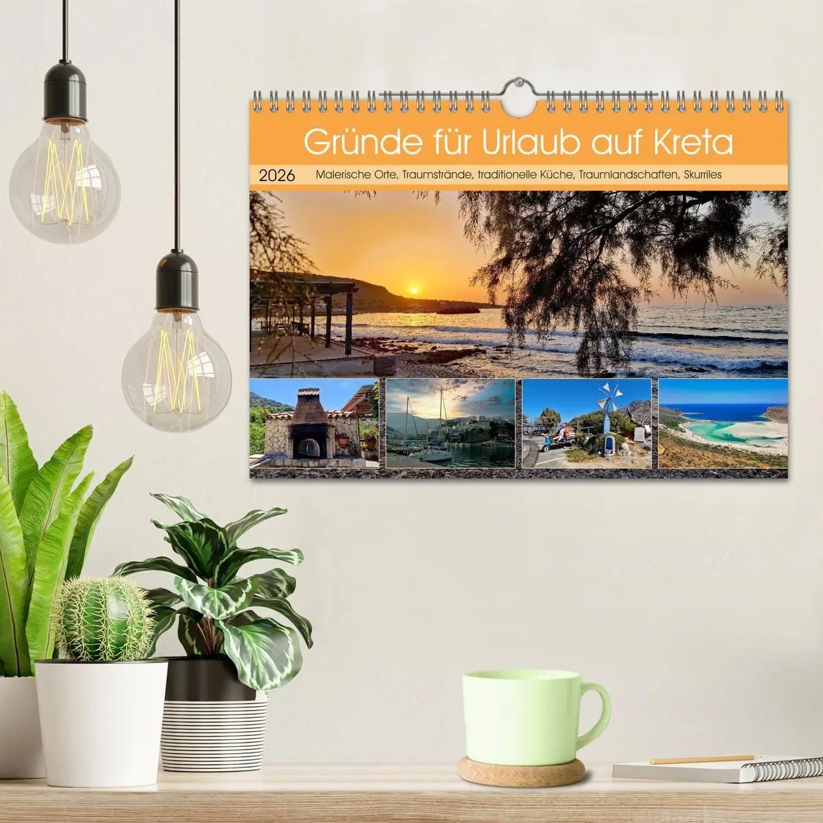 Bild: 9783516707687 | Gründe für Urlaub auf Kreta (Wandkalender 2026 DIN A4 quer),...