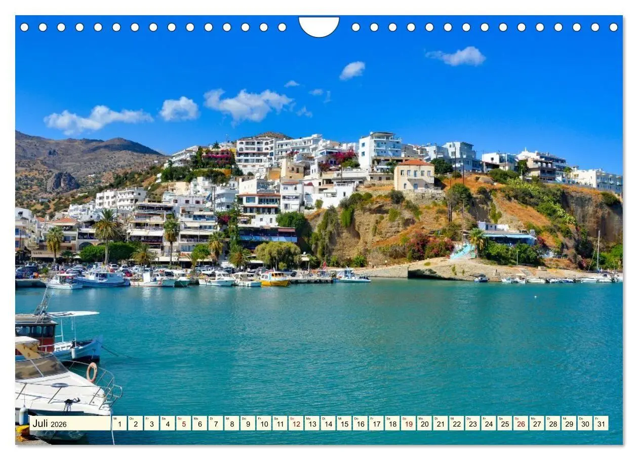 Bild: 9783516707687 | Gründe für Urlaub auf Kreta (Wandkalender 2026 DIN A4 quer),...