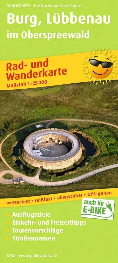 Cover: 9783747307687 | Publicpress Rad- und Wanderkarte Burg, Lübbenau im Oberspreewald...