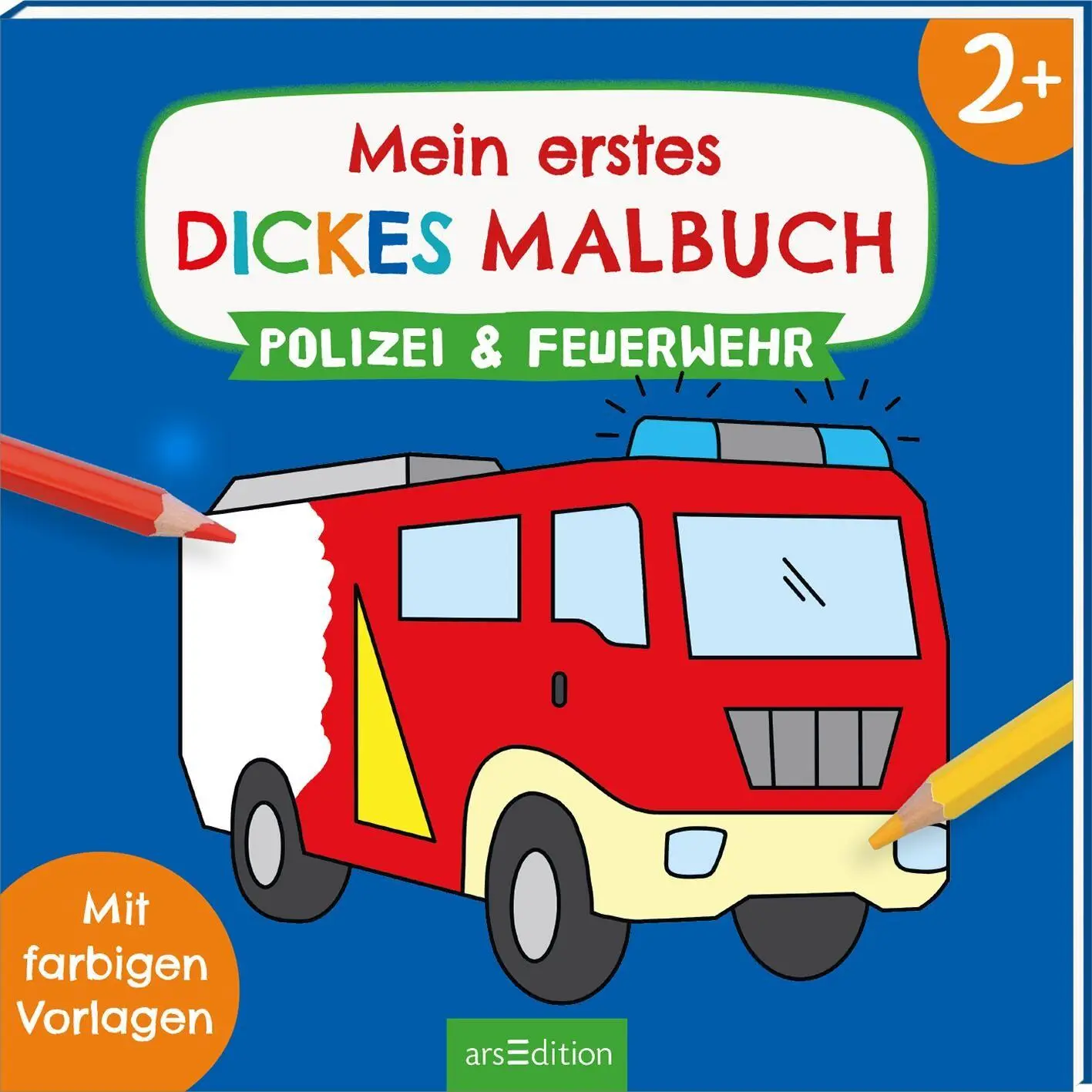 Cover: 9783845867687 | Mein erstes dickes Malbuch ab 2 - Polizei &amp; Feuerwehr | Beurenmeister