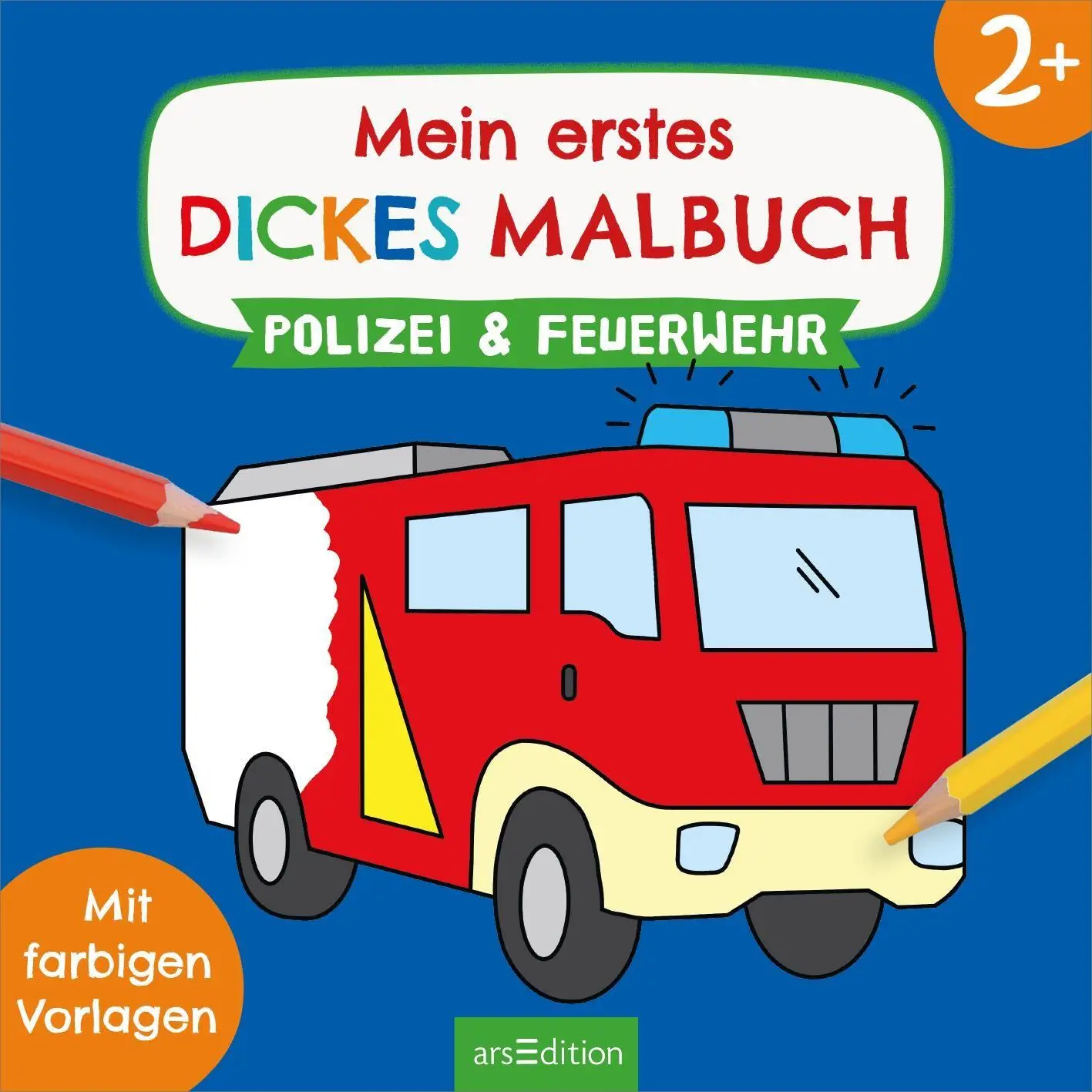 Bild: 9783845867687 | Mein erstes dickes Malbuch ab 2 - Polizei &amp; Feuerwehr | Beurenmeister