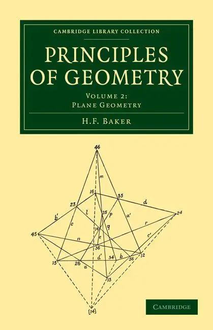 Cover: 9781108017787 | Principles of Geometry | H. F. Baker | Taschenbuch | Englisch | 2010