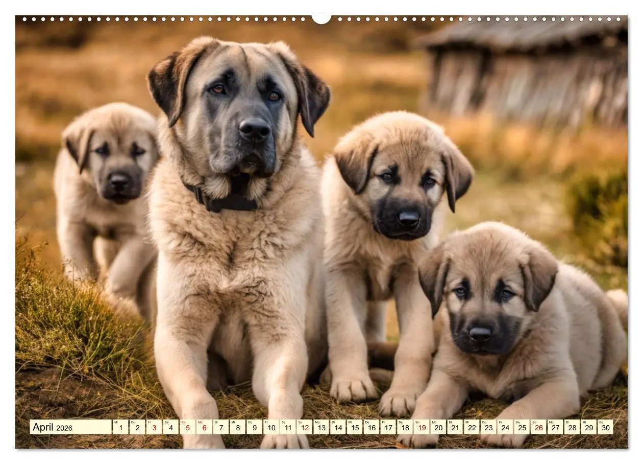Bild: 9783457397787 | Kangal - der starke Herdenschutzhund (Wandkalender 2026 DIN A2...