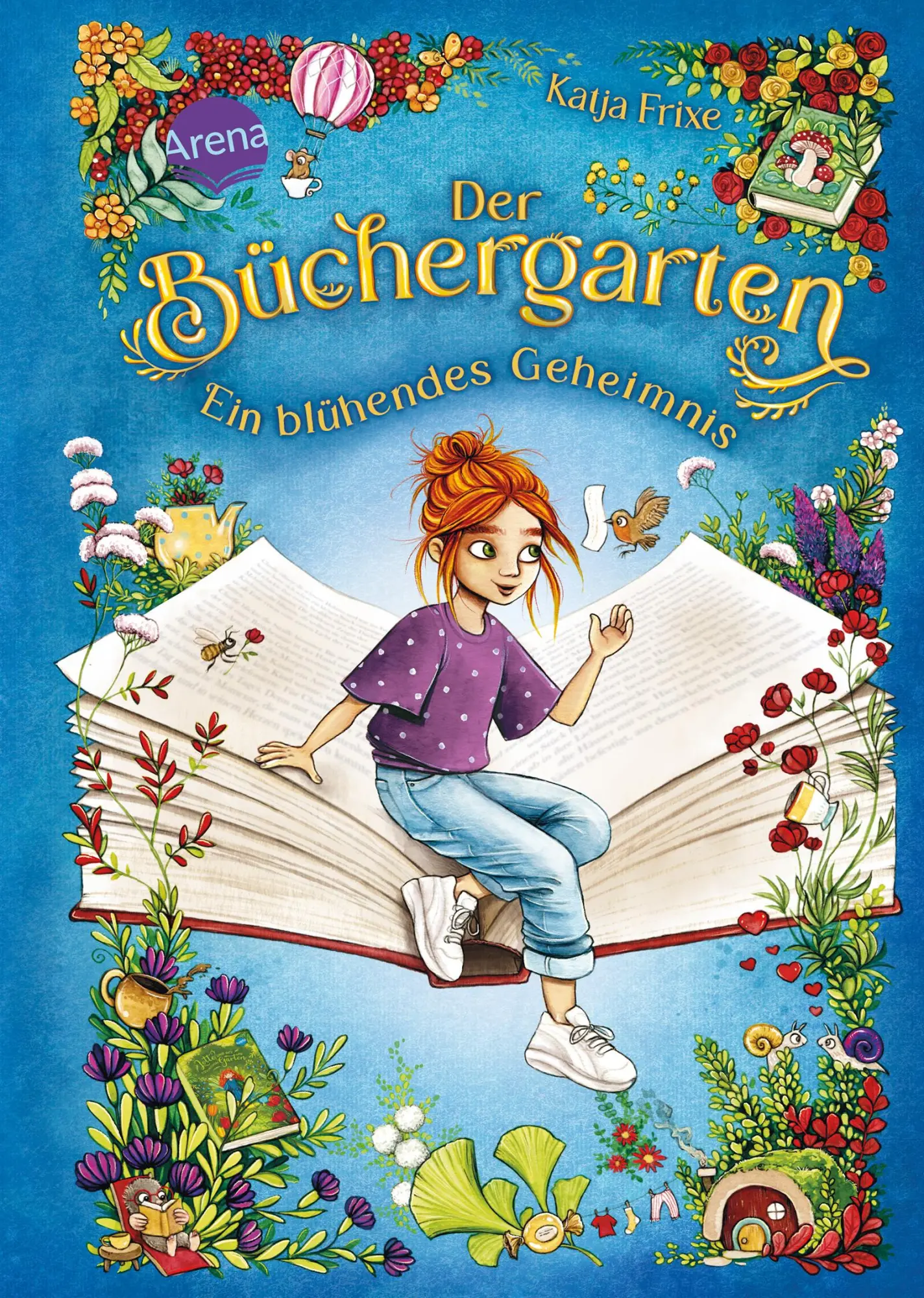 Cover: 9783401607887 | Der Büchergarten (1). Ein blühendes Geheimnis | Katja Frixe | Buch