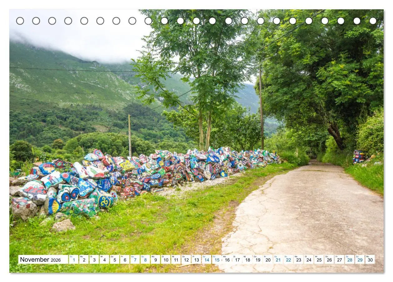 Bild: 9783457697887 | Der nördliche Jakobsweg (Tischkalender 2026 DIN A5 quer), CALVENDO...