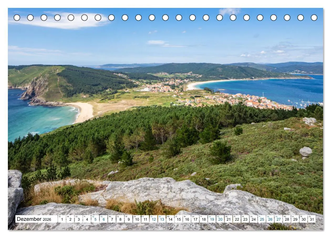 Bild: 9783457697887 | Der nördliche Jakobsweg (Tischkalender 2026 DIN A5 quer), CALVENDO...