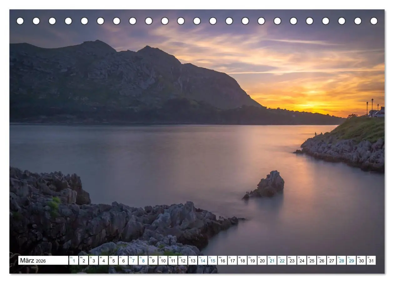 Bild: 9783457697887 | Der nördliche Jakobsweg (Tischkalender 2026 DIN A5 quer), CALVENDO...