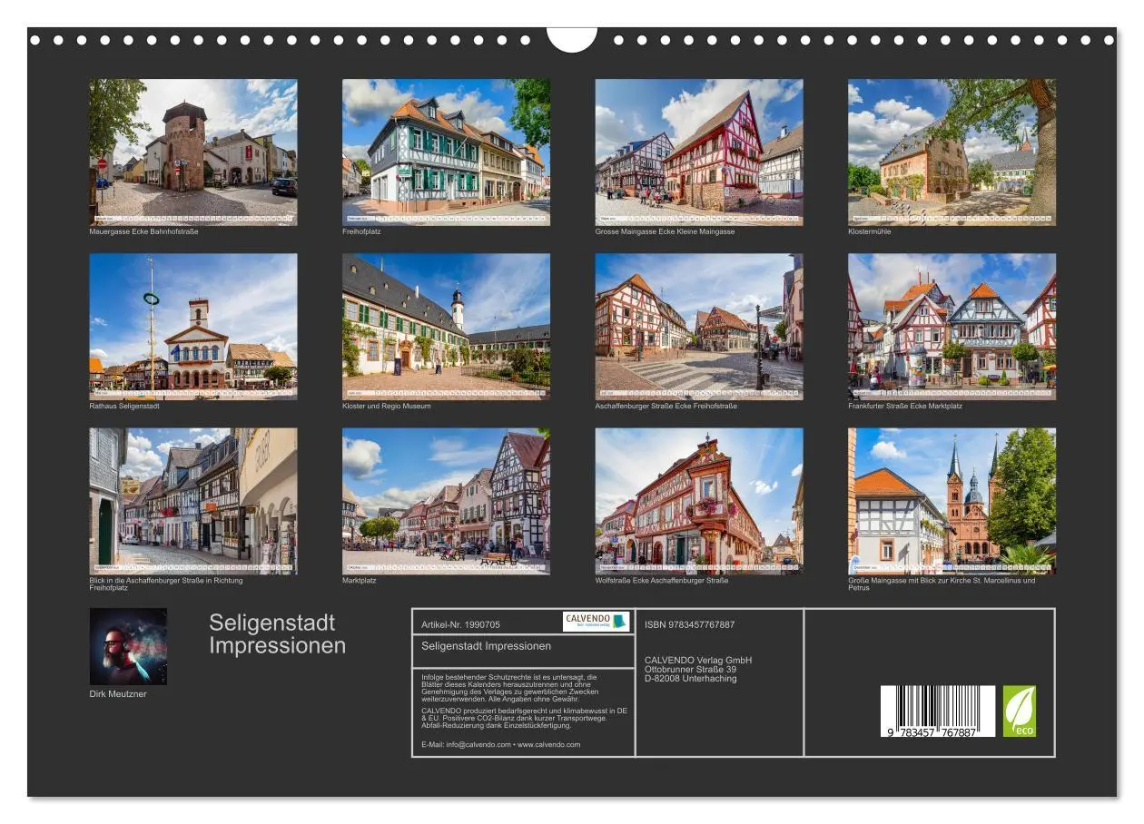 Bild: 9783457767887 | Seligenstadt Impressionen (Wandkalender 2026 DIN A3 quer), CALVENDO...