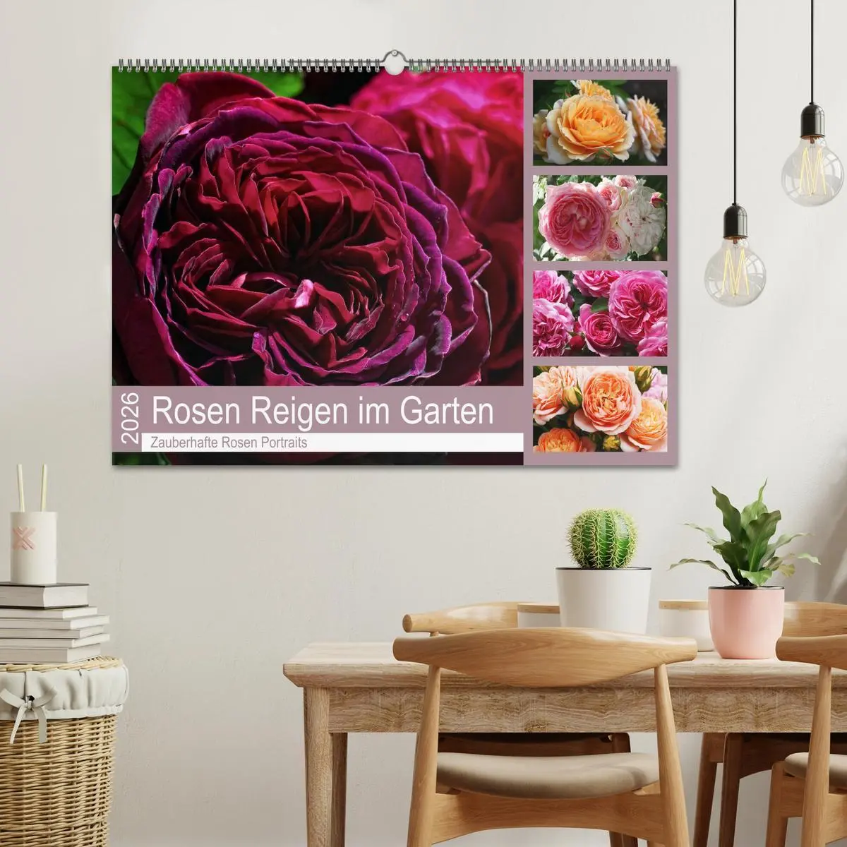 Bild: 9783457907887 | Rosen Reigen im Garten (Wandkalender 2026 DIN A2 quer), CALVENDO...