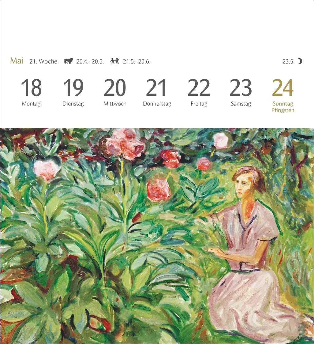 Bild: 9783840037887 | Malerische Gärten Postkartenkalender 2026 - Kalender mit 53...