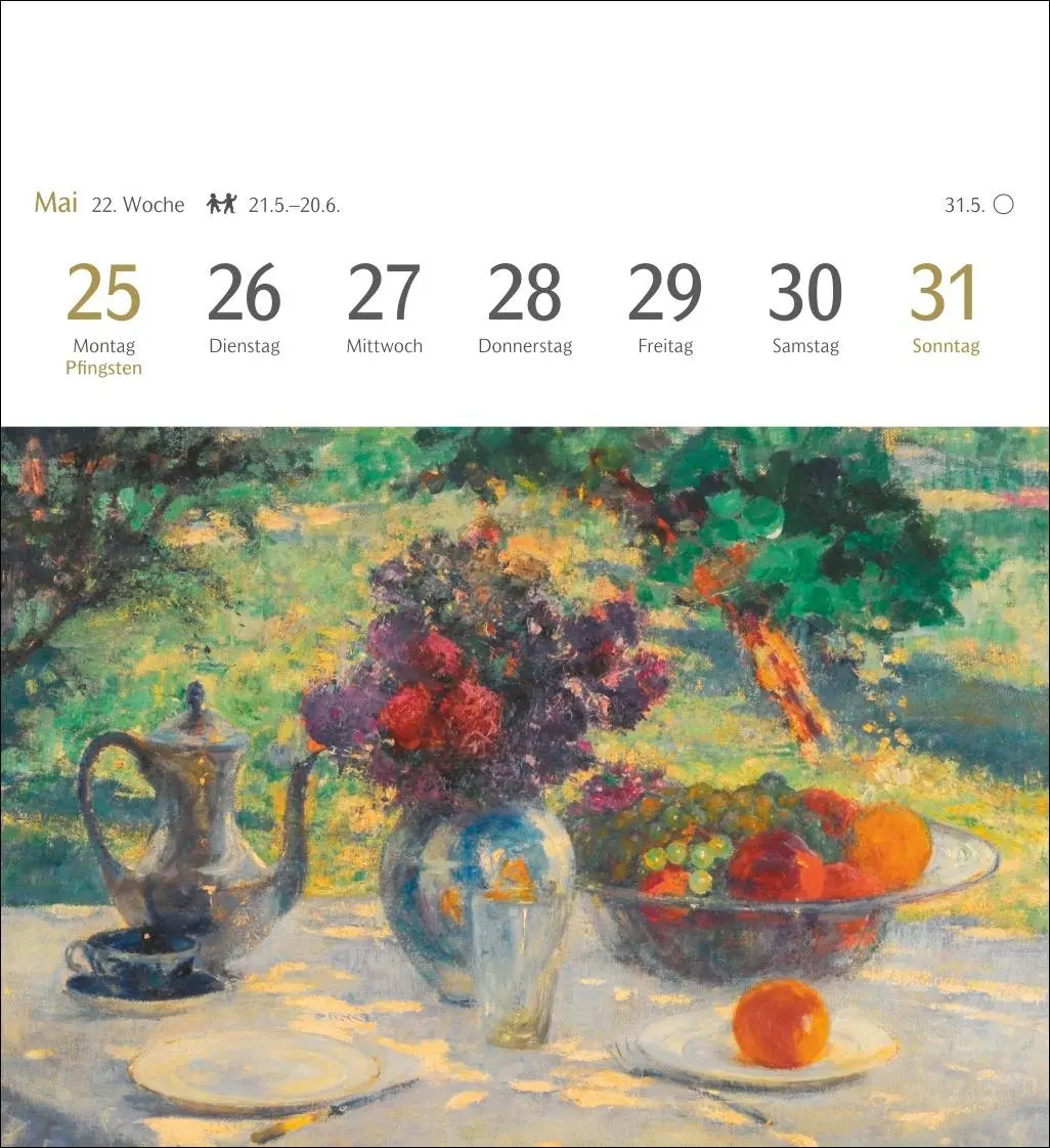 Bild: 9783840037887 | Malerische Gärten Postkartenkalender 2026 - Kalender mit 53...