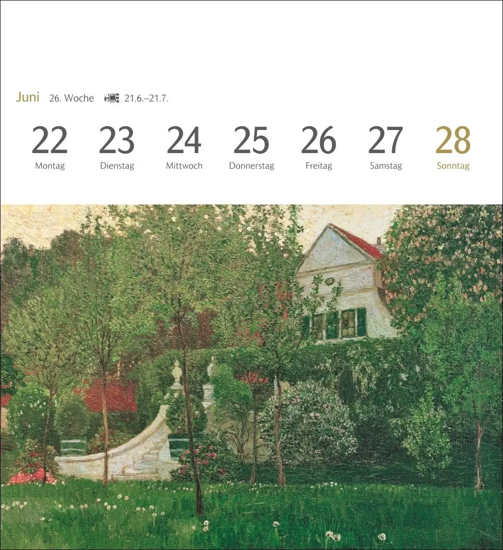 Bild: 9783840037887 | Malerische Gärten Postkartenkalender 2026 - Kalender mit 53...