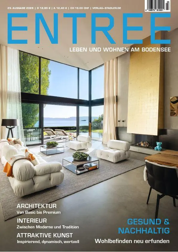 Cover: 9783797707987 | ENTREE - Leben und Wohnen am Bodensee | 23. Ausgabe 2026 | Scheide