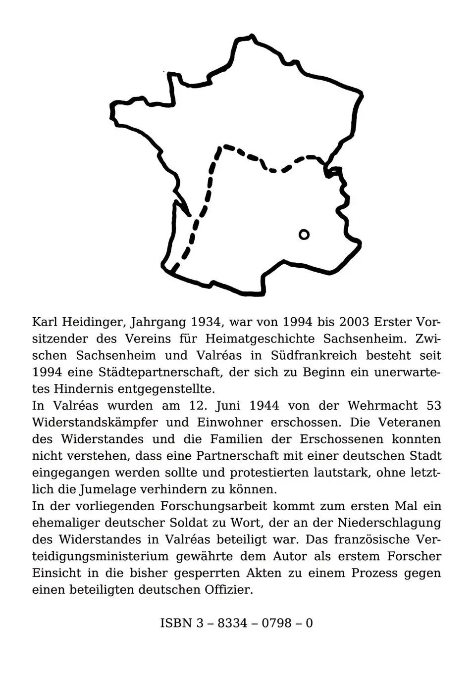 Rückseite: 9783833407987 | Widerstand gegen die Wehrmacht | Karl Heidinger | Taschenbuch | 164 S.