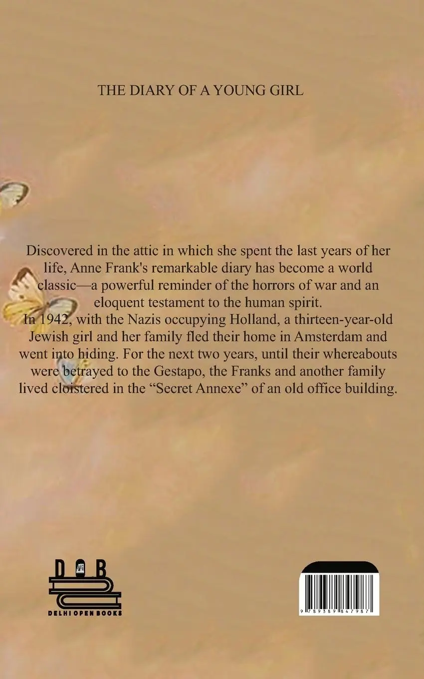 Rückseite: 9789389847987 | Anne Frank | The Diary Of A Young Girl: The Definitive Edition | Frank