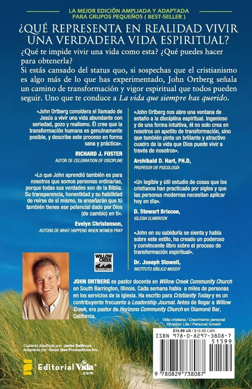 Rückseite: 9780829738087 | Una Vida Que Siempre Has Querido | John Ortberg | Taschenbuch | 2004