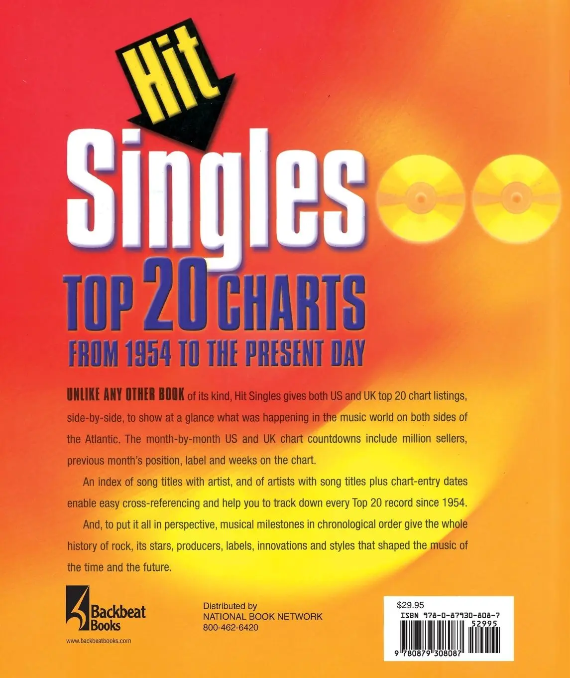 Rückseite: 9780879308087 | Hit Singles | Top 20 Charts from 1954 to the Present Day | Mcaleer