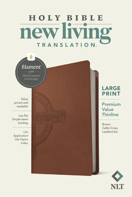 Cover: 9781496458087 | NLT Large Print Premium Value Thinline Bible, Filament Enabled...
