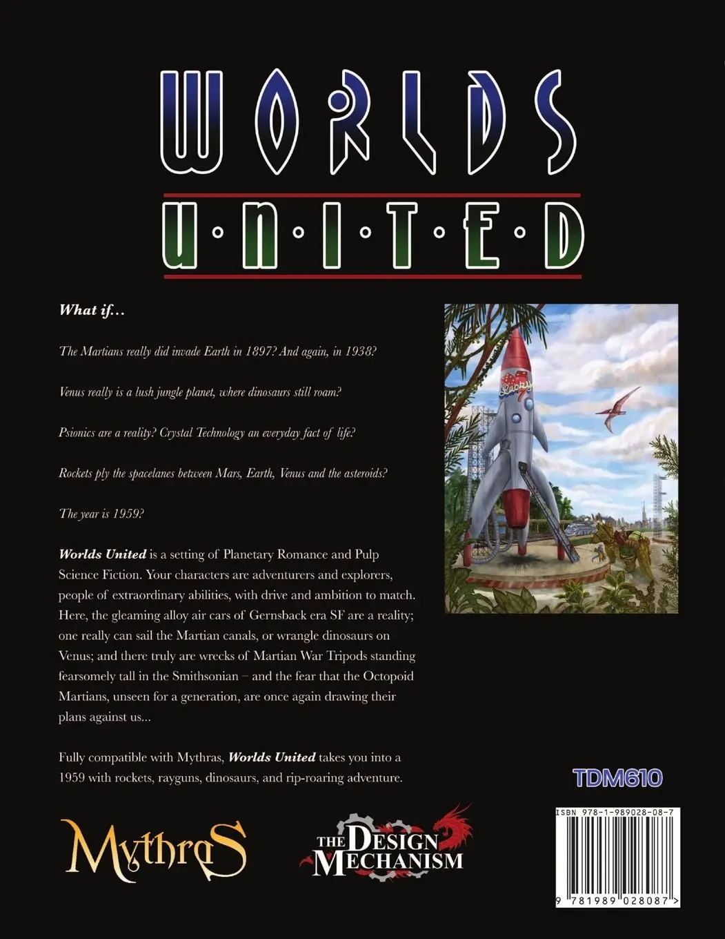 Rückseite: 9781989028087 | TDM610 | Worlds United | John Snead | Taschenbuch | Paperback | 2019