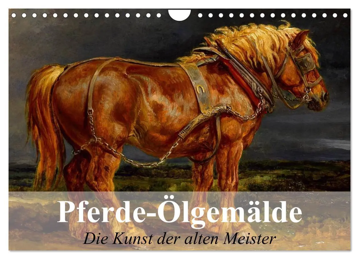 Cover: 9783516118087 | Pferde-Ölgemälde - Die Kunst der alten Meister (Wandkalender 2026...